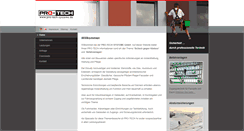 Desktop Screenshot of pro-tech-systeme.com
